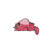 bebi_bunny animation pink design sleep Sticker