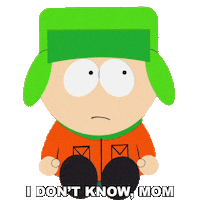 Confused Kyle Broflovski Sticker by South Park