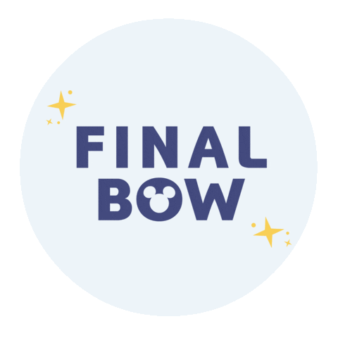 Dcp Final Bow Sticker by Disney Programs