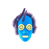 Art Face Sticker by Anne Horel