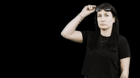 The Sound Of Silence Mood GIF by StickerGiant