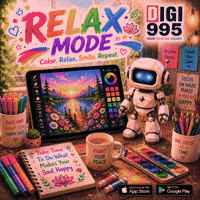 Chill Vibes Stress Relief GIF by Digi 995