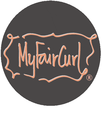 MyFairCurl giphyupload hair curls my fair curl Sticker