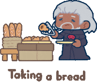 Final Fantasy 14 Taking A Break Sticker by Ng Khai Hong