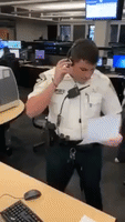 Sheriff's Deputy Delivers Heartfelt Message to Father Retiring After 33 Years of Service