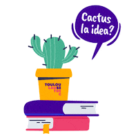 Idea Cactus Sticker by Toulouse Lautrec