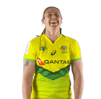 Excited Rugby Sevens Sticker by World Rugby