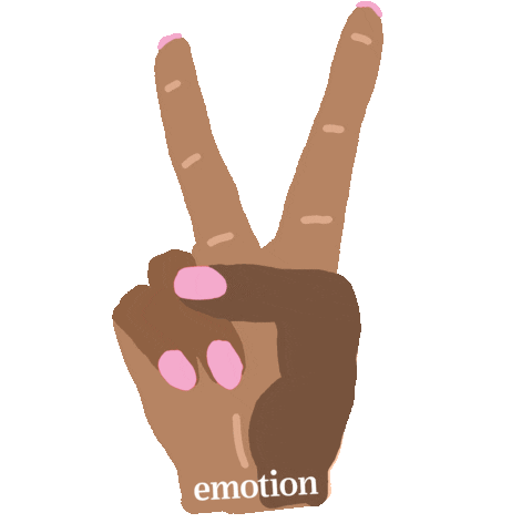 black skin hello Sticker by EmotionVerlag