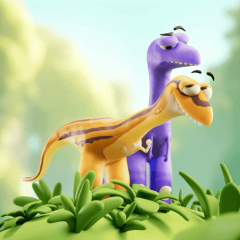 Best Friends Love GIF by Claynosaurz