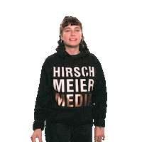 Swipe Think Sticker by Hirschmeier Media