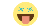emoji stretching Sticker by HELT