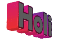 Happy Holi Sticker by GIPHY Text