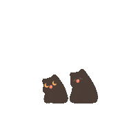 Jamming Black Cat Sticker