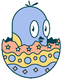 Easter Eggs Spring Sticker by Laiko