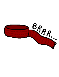 Cold Weather Winter Sticker