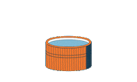Hot Tub Vacation Sticker by Vacasa