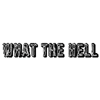What The Hell Hand To Face Sticker by JXDN