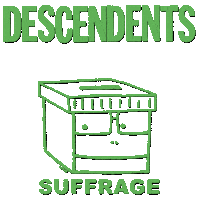 Vote Suffrage Sticker by Epitaph Records