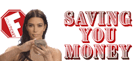 Kim Kardashian Money Sticker by Fyourticket