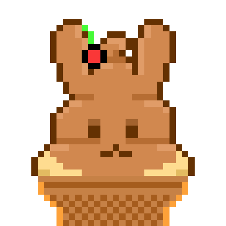 Pixel Shitting Sticker by Poopies.io