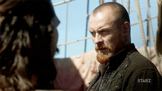 angry black sails GIF by STARZ