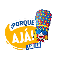 Fiesta Love Sticker by Cerveza Aguila OFICIAL