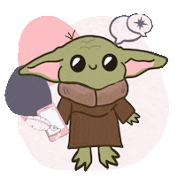 naimagiovannini nerd starwars yoda naimagiovannini Sticker