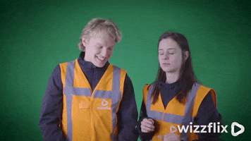 Wizzflix_ green time good job pointing GIF
