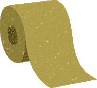 Gold Sparkle Sticker
