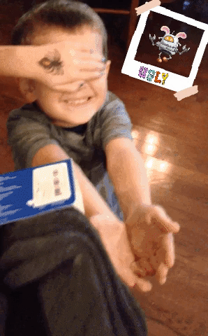 hanieldecker giphygifmaker giphyattribution robot ugly GIF