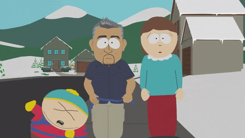 ignoring eric cartman GIF by South Park 