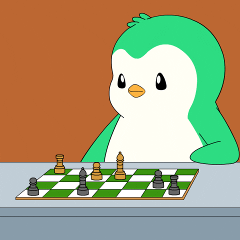 Penguin Play GIF by Abster