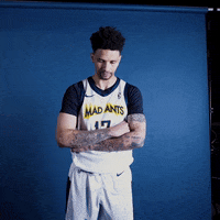 themadants smile basketball nba look up GIF