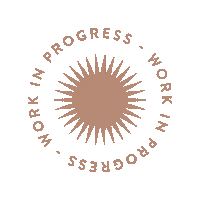 Work In Progress Loop Sticker by Marie Angeline