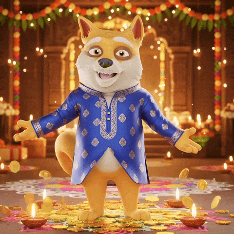 Happy Festival Of Lights GIF by Doge Pound