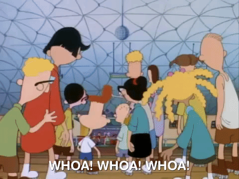 hey arnold nick splat GIF