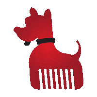 groomit cat dog dog grooming pet grooming Sticker