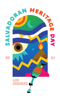 Los Angeles Hispanic Heritage Month Sticker by Salvies Who Lunch