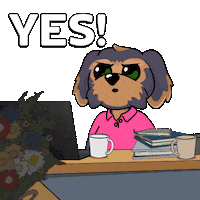 Lets Go Yes Sticker by BoDoggos