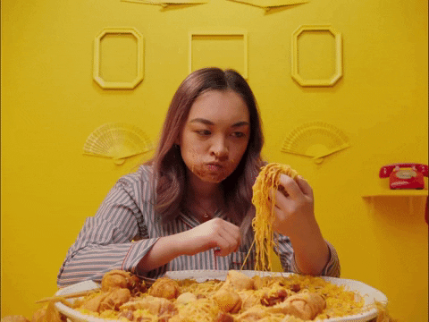 Chinese Food Eating GIF by mxmtoon