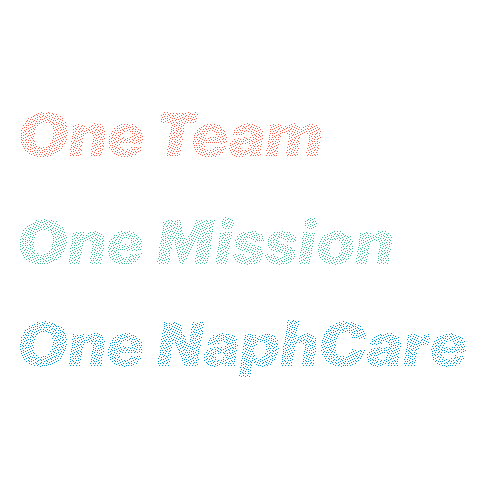 NaphCare giphyupload healthcare nurses one team Sticker