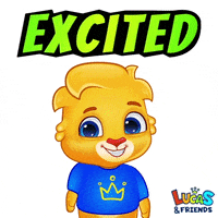Happy So Excited GIF by Lucas and Friends by RV AppStudios