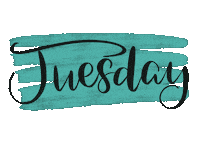 kailligraphydesigns sticker tuesday weekday crayon Sticker