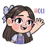 Holi Hello Sticker
