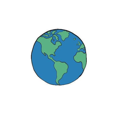 Earth Planet Sticker by Altromercato