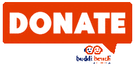 buddibench chat care donate bench Sticker