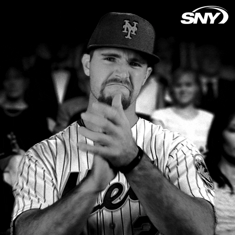 new york mets applause GIF by SNY