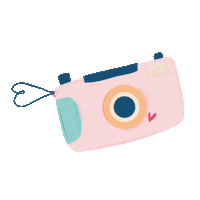 Camera Sticker by Lemon Paper Design