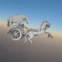 Horse Collage GIF by Trevor Anderson