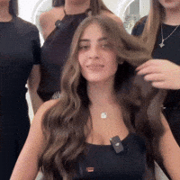 Hair Smile GIF